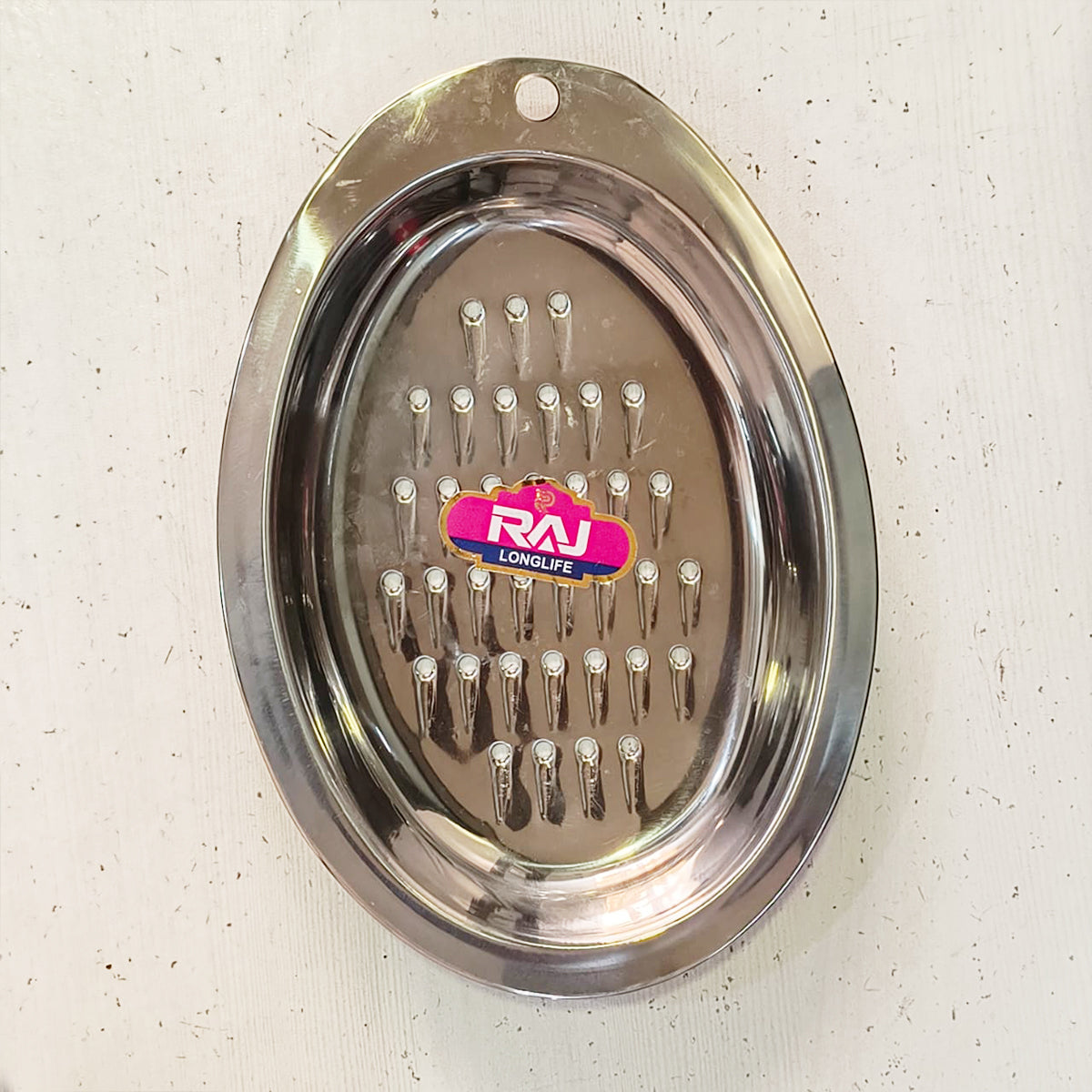 AM3579 Stainless Steel Flat Oval Khamani Pack Of 1 Pcs
