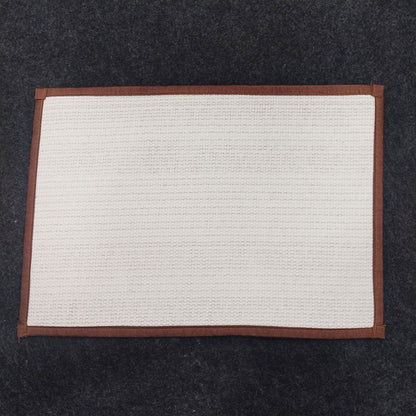 AM5847 Mix Cotton Soft Microfiber Door & Bath Mat (RG 13X19 Inch) Multicolour