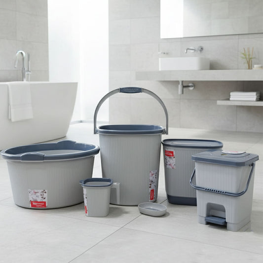 AM6226 Rishabh Super Line Jumbo Set 6 – Premium Bathroom Utility Kit