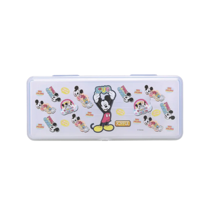 AM3271 Artist Big Zipper Campass Box Color Availablity As Per Stock Transparent Printed Plastic Campass Box 1 Piece