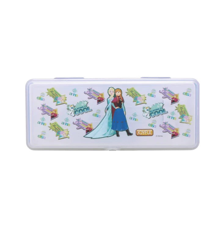 AM3271 Artist Big Zipper Campass Box Color Availablity As Per Stock Transparent Printed Plastic Campass Box 1 Piece