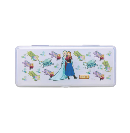 AM3271 Artist Big Zipper Campass Box Color Availablity As Per Stock Transparent Printed Plastic Campass Box 1 Piece