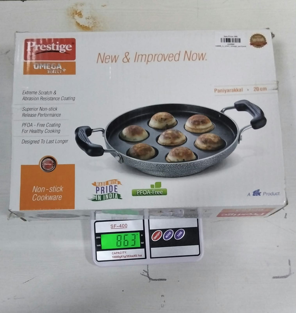 AM6806 Prestige Omega Select Plus Non Stick Paniyarakkal