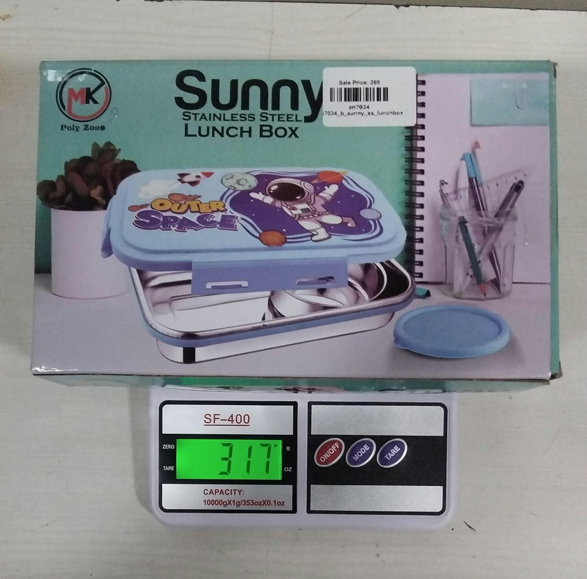 AM7024 Kids Lunch Box with Stainless Steel Inner & Small Container