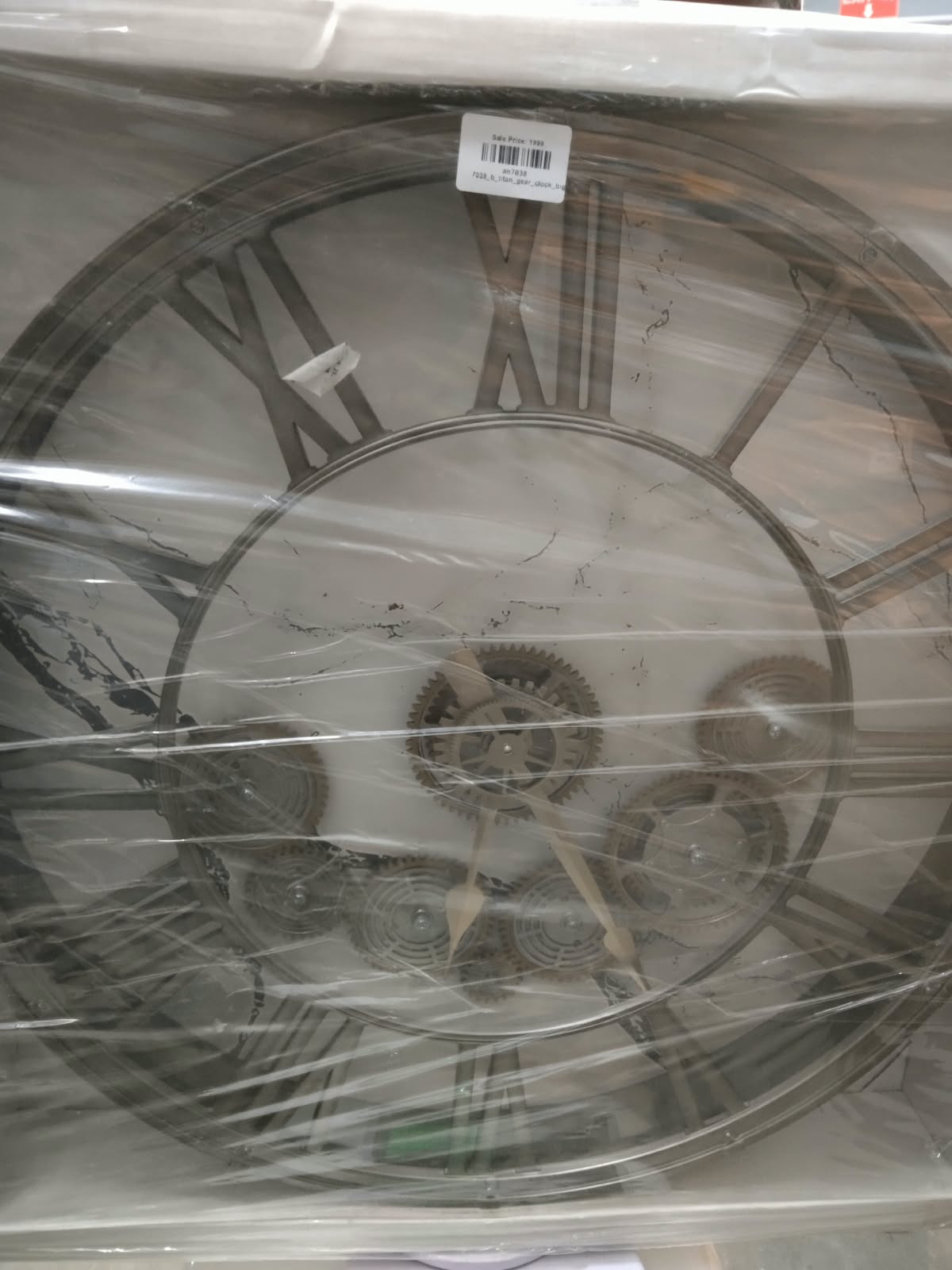AM7038 Titan Gear Clock Big