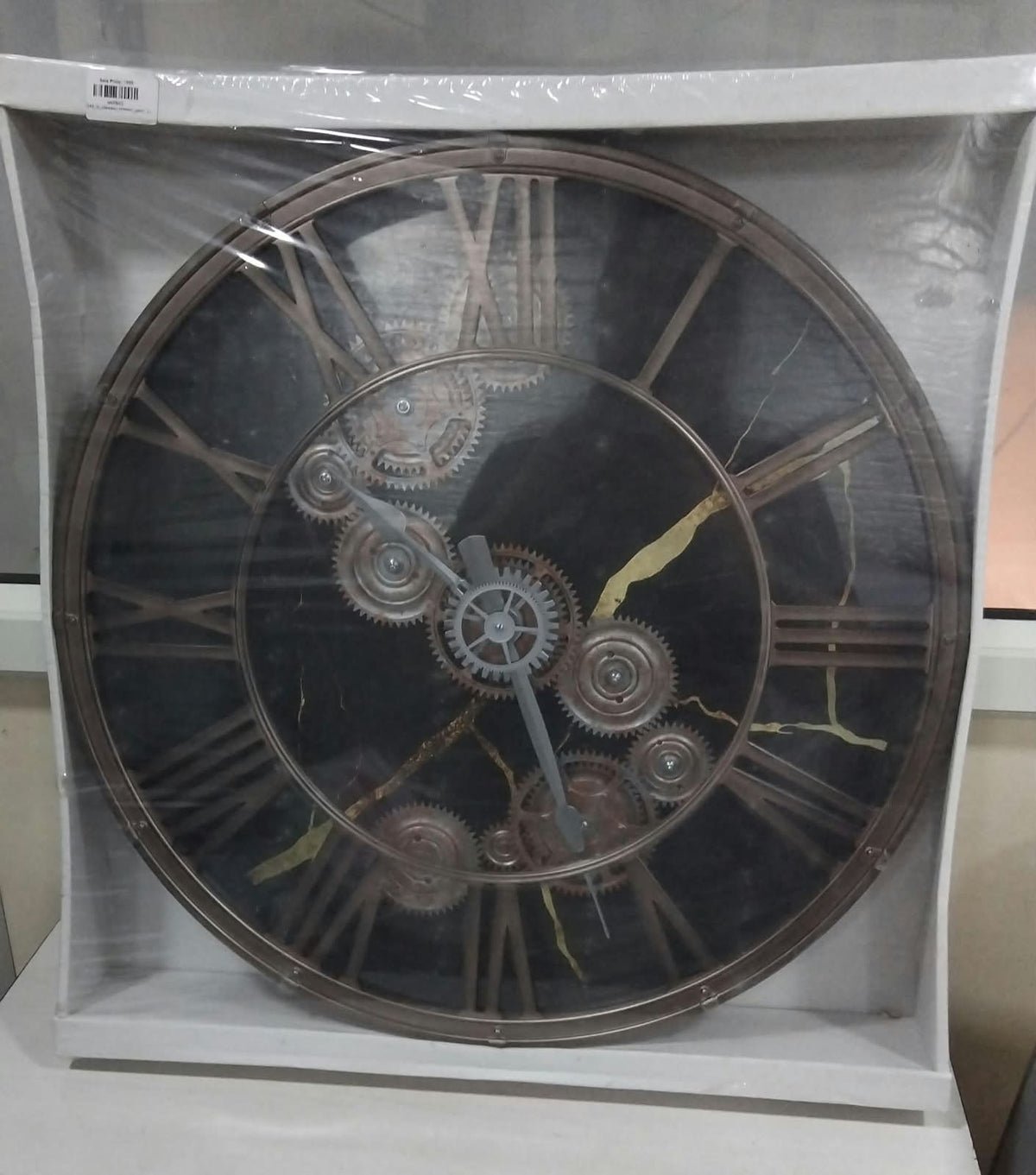 AM7043 Classic roman gear clock big
