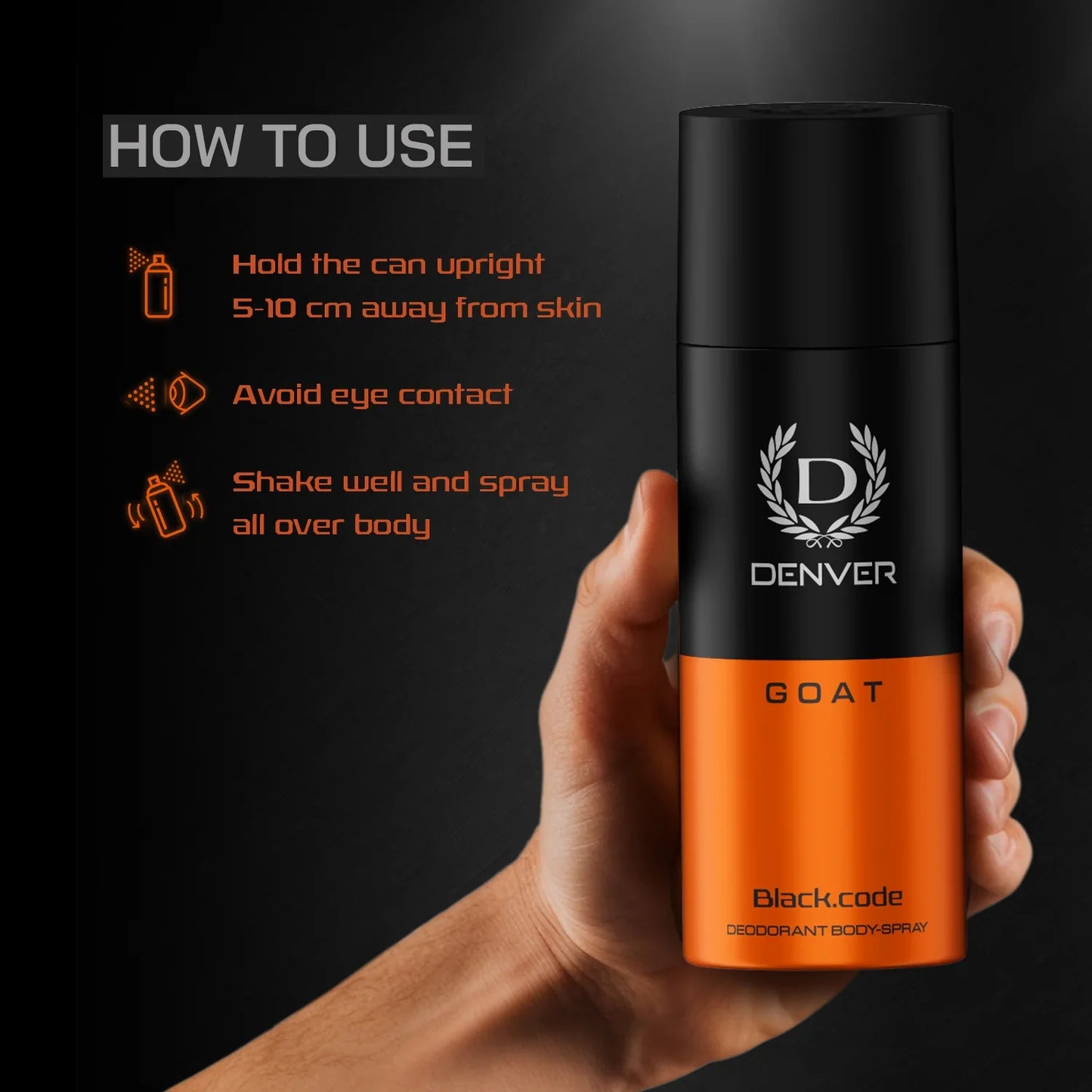 AM2545 Denver Sporting Club Goat Black.Code Deo - 150ML