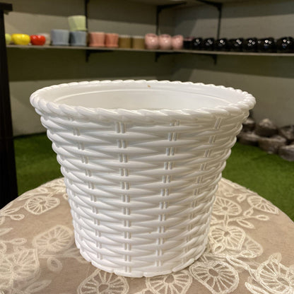 AM0826 Ap Juhi Pot 10 inch -Multicolor Designer Plastic Flower pots