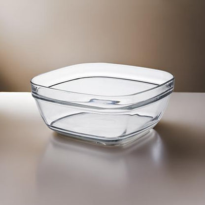 AM3737 Shine Max The Precious Series Square 1150ml Glass Bowl Set of 2 (SMB2015)-LXW132-4