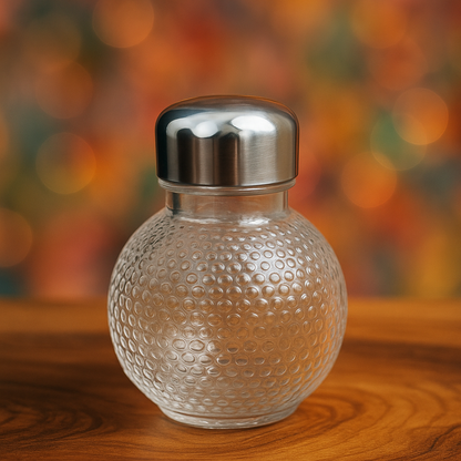 AM5301 Transparent Matka shape Plastic Jar