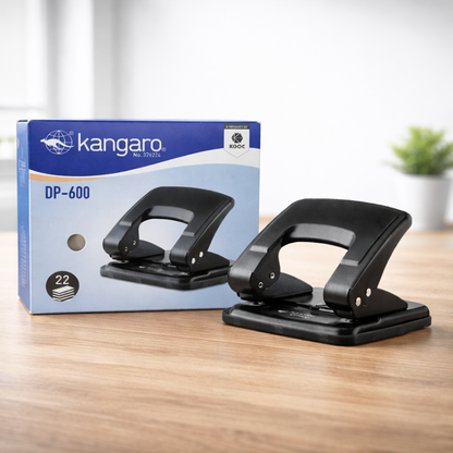 AM7259 Kangaro DP-600 Heavy Duty 2-Hole Paper Punch