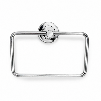 3906 Silver Towel Square Ring Holder