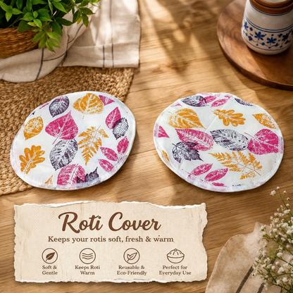 AM6213 Reusable Fabric Roti Cover 2 Pcs– Keep Rotis Fresh & Warm