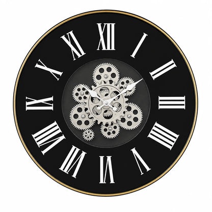 AM7039 Gear time wall clock big