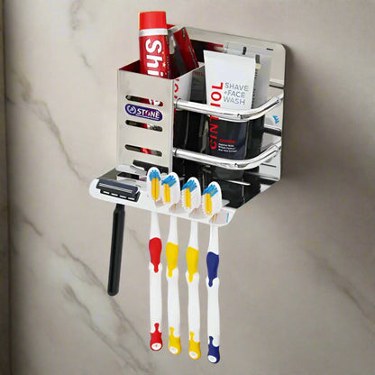 3798 Stainless Steel Toothbrush Holder ,Multipurpose Stand