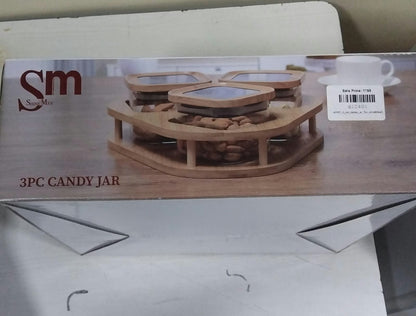 di0401 candy square jar 3pcs