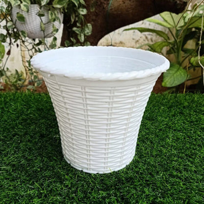 AM0826 Ap Juhi Pot 10 inch -Multicolor Designer Plastic Flower pots