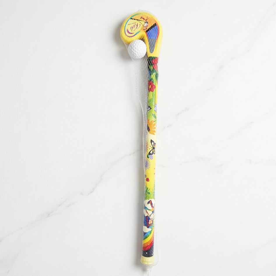 AM7073 Kids’ Plastic Hockey Stick and Ball Set (Multicolor)