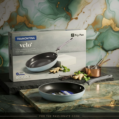 AM7392 Tramontina Velo Forged 24 cm Ceramic Non-Stick Fry Pan (Sea)