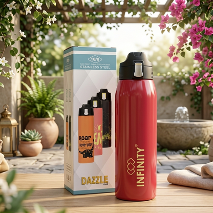 AM7045 Infinity Dazzle Vacuum Insulated Stainless Steel Bottle 1000 ml