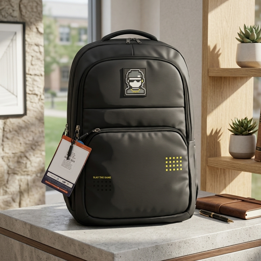 AM7612 Priority Century Premium Laptop Office and College Backpack with Waterproof Rain Cover
