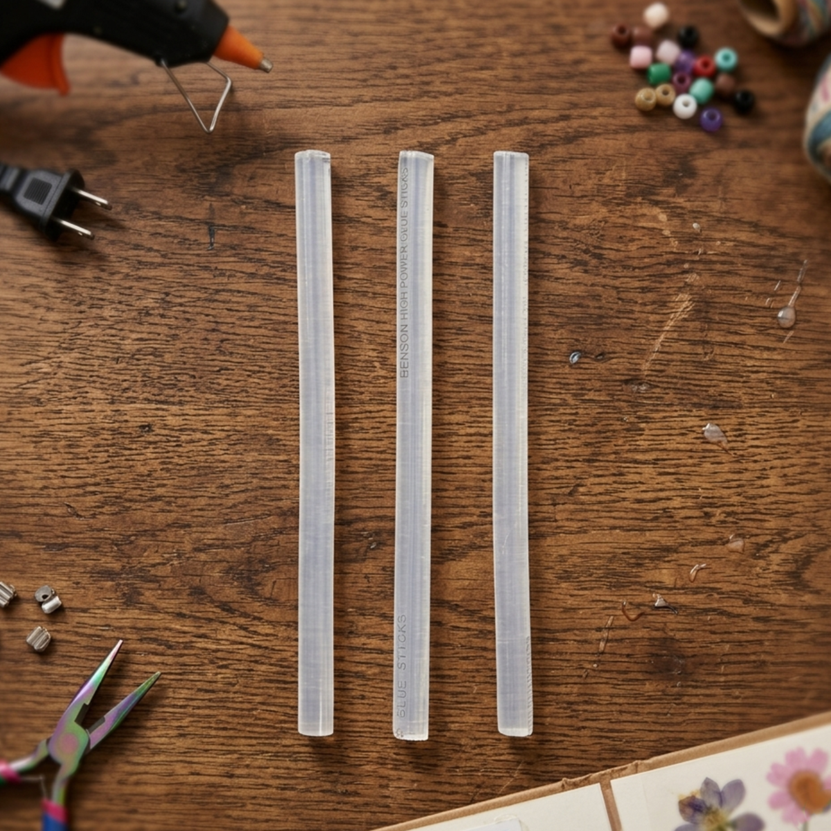 AM7253 Hot Melt Glue Sticks Electric Heating Glue Stick - 7in (3pc)
