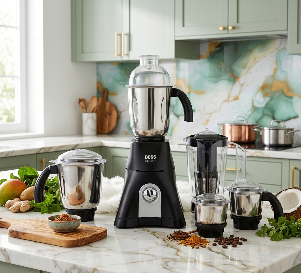 AM7431 BOSS CycloneMaxx 900W Mixer Grinder (B-266)