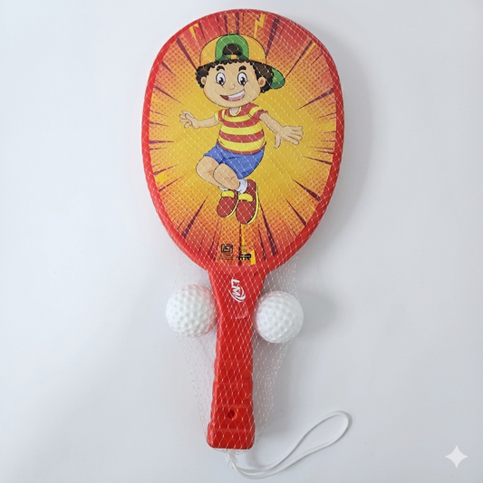 AM7078 Kid's Cartoon Table Tennis Set (2 Paddle & 2 Balls) - Big
