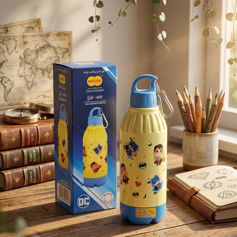 AM7127 Nakoda Gili Kids Insulated Steel Water Bottle 400ml