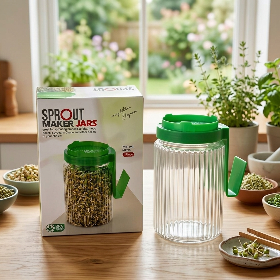 A06494 Sprout Maker Jar (720 ml, BPA-Free)