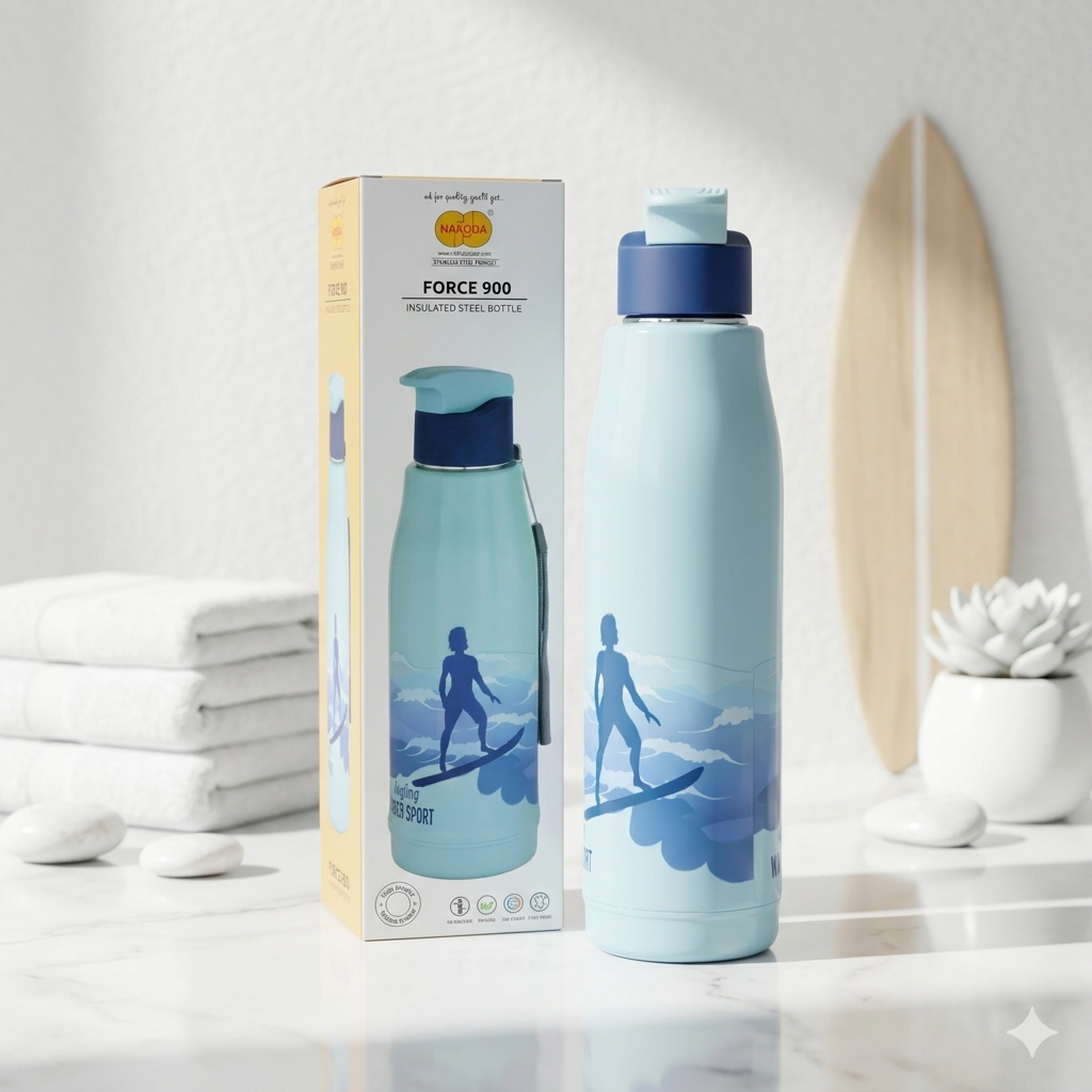 AM7104 Nakoda Force Insulated Steel Bottle (900ml)