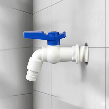 AM5596 Plastic Water Tap, for Garden and Kitchen use (Multipurpose use) (15mm)