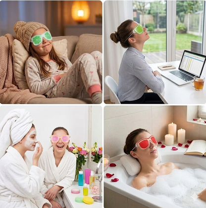 AM7565 Mirale Fruit-Themed Cooling Gel Eye Mask for Sleeping & Relaxation (1-Pcs)