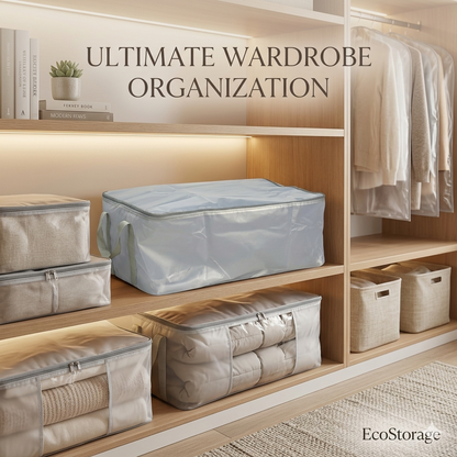 AM7720 LARGE CAPACITY FOLDABLE STORAGE BAG FOR ORGANIZED CLOTHING STORAGE AND EFFICIENT HOME MANAGEMENT