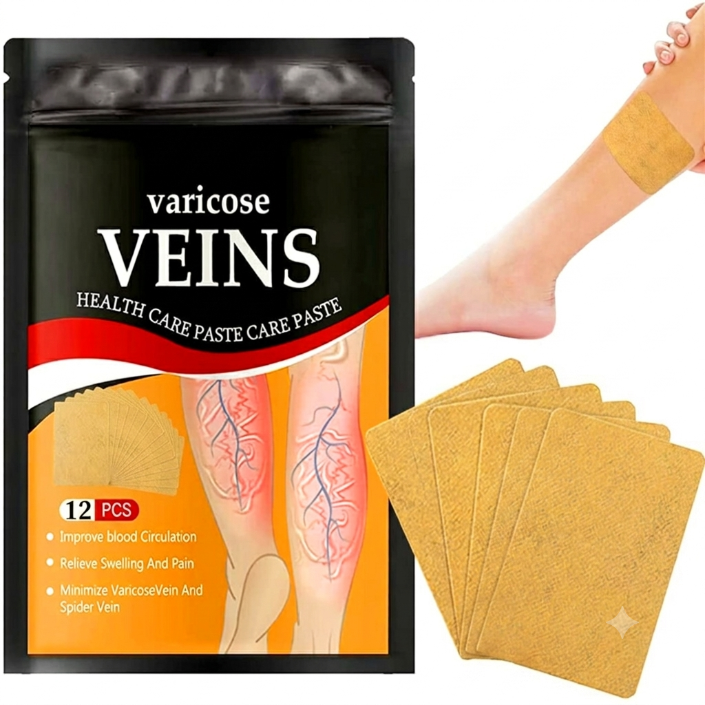 A06566 Varicose Vein Relief Patches (Pack of 12 pcs)