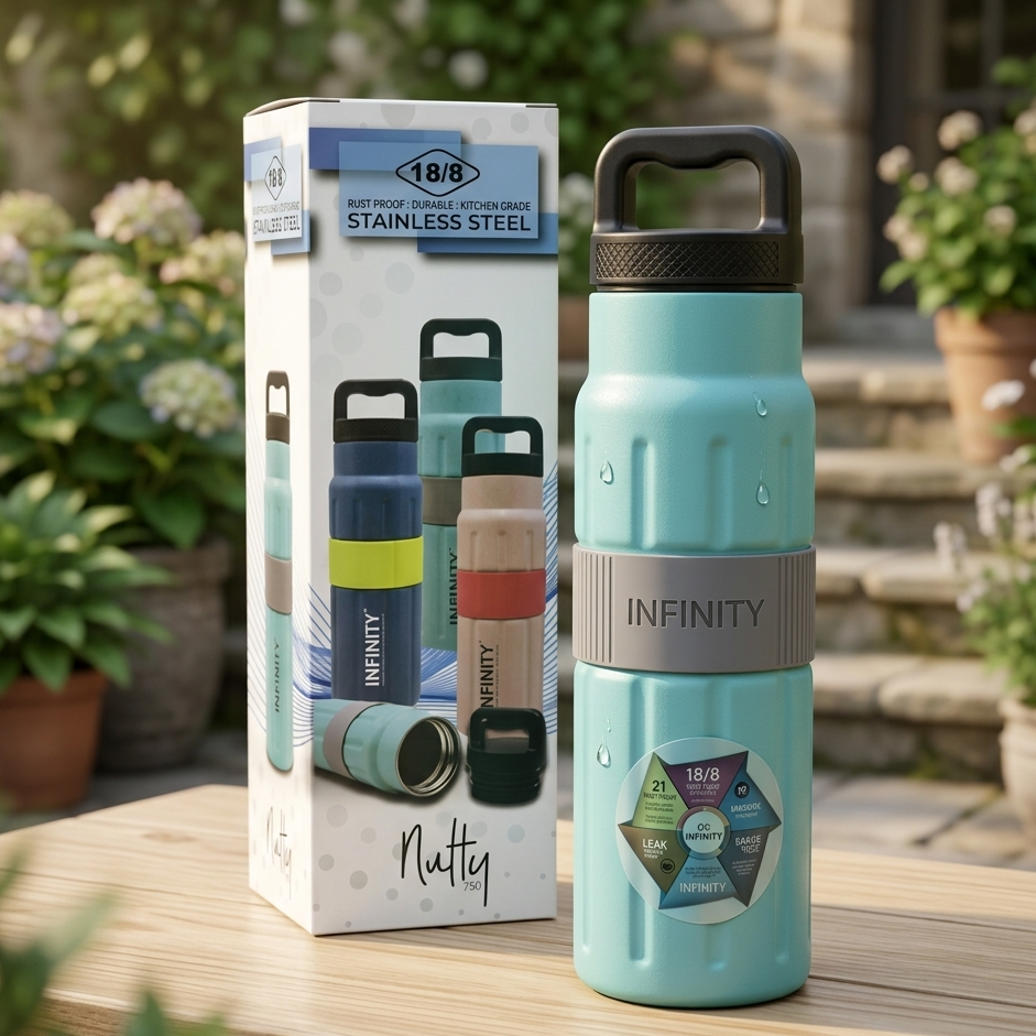 AM7046 Infinity Nutty SS Water Bottle 750ml