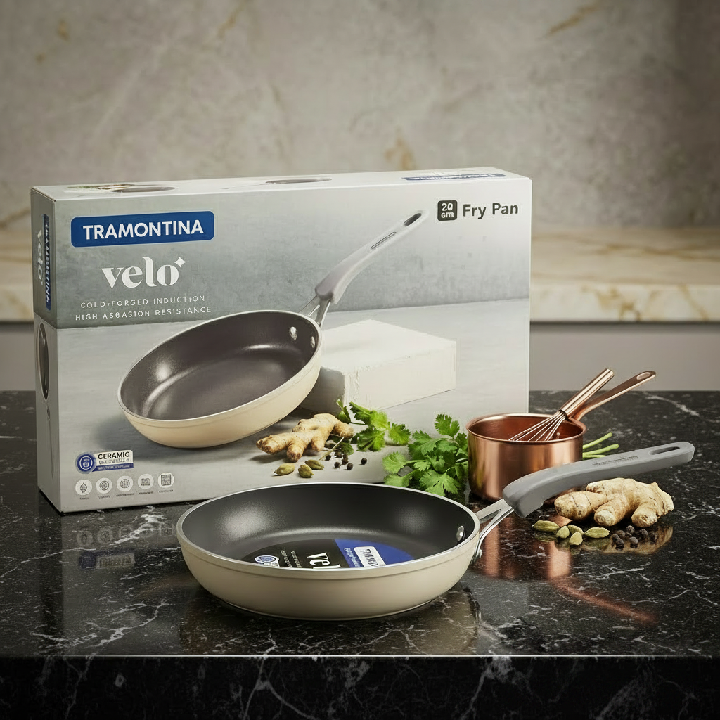 AM7390 Tramontina Velo 20cm Forged Fry Pan (Sand)