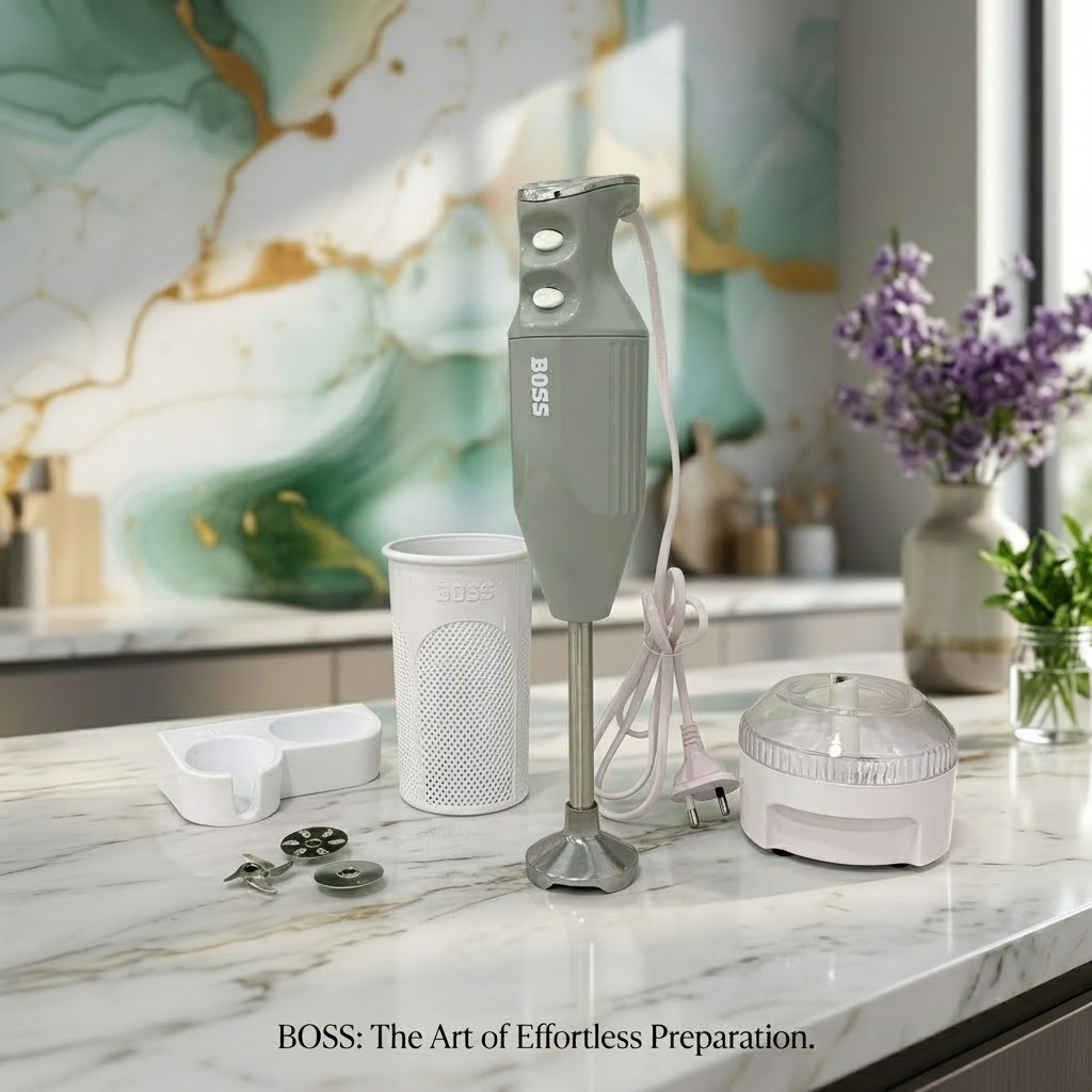AM7425 BOSS Big Boss B-146 Portable Hand Blender, 275W