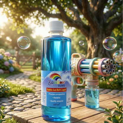 Rainbow Toys Bubble Gun Refill Liquid - 500ml