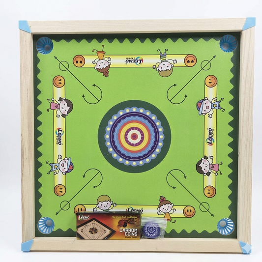 AM7076 Toy Industries 5-in-1 Reversible Wooden Board Game Set - No.2