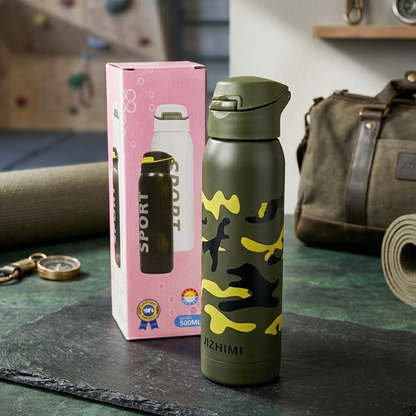 AM7256 Insulated Flask Stainless Steel Sports Water Bottle – 500ml