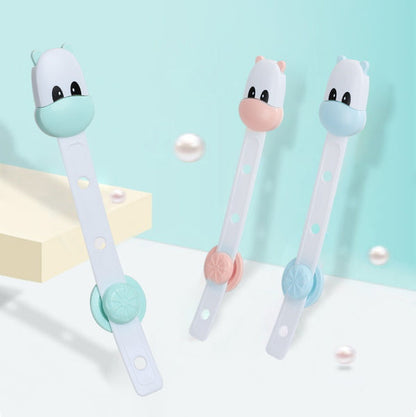 AM7629 Adjustable Plastic Child Safety Strap Locks for Cabinets Drawers Fridge and Wardrobe Doors