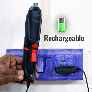 AM5049 Rechargeable Powerful Cordless Screwdriver With Drill Machine 48 Pcs