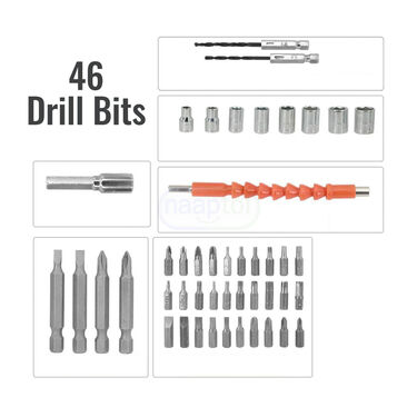 AM5049 Rechargeable Powerful Cordless Screwdriver With Drill Machine 48 Pcs