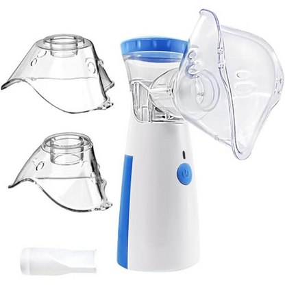 AM5414 Handheld Nebuliser Machine, Rechargeable Portable Nebulizer with Mouthpiece and 2 Masks for Adults & Kids (Pack of 5 Pcs)