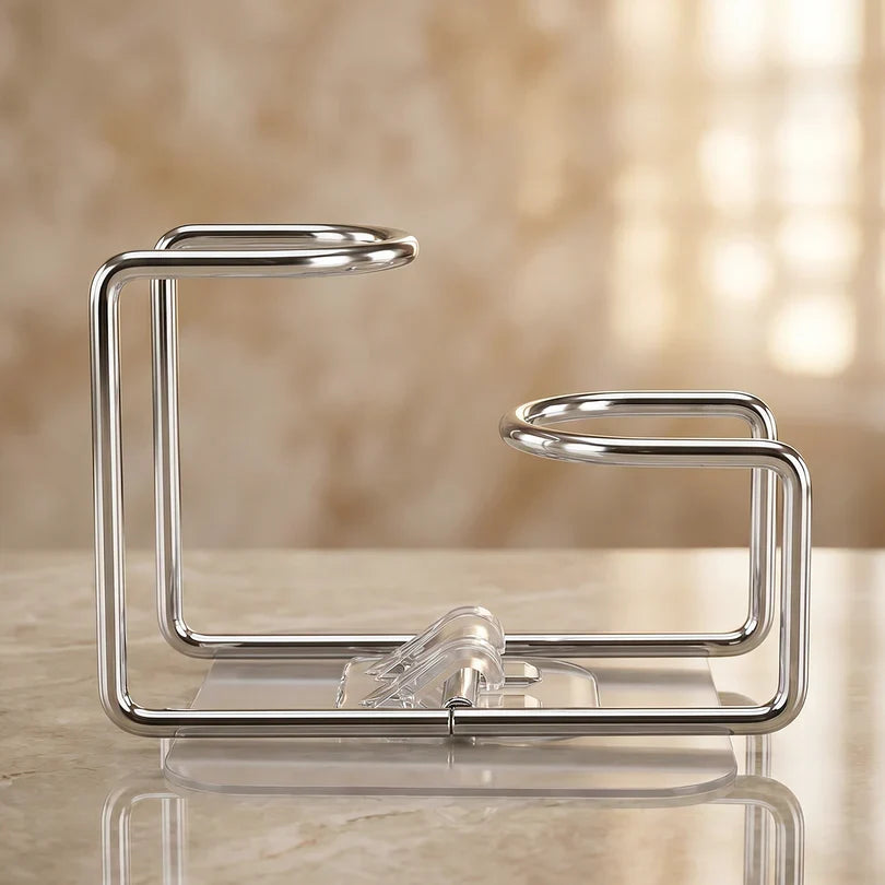 23477  Transparent Double Loop Adhesive Wall Hook – 1 Pc