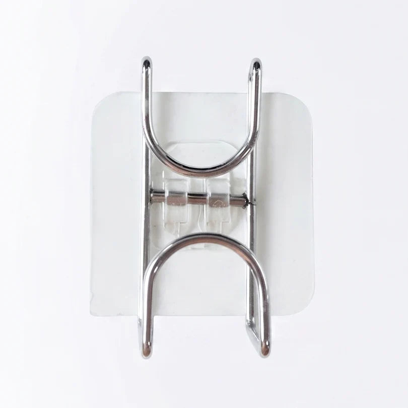 23477  Transparent Double Loop Adhesive Wall Hook – 1 Pc