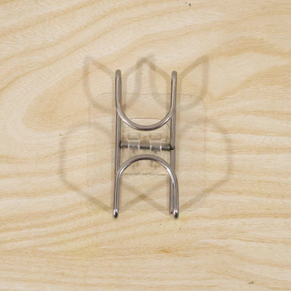 23477  Transparent Double Loop Adhesive Wall Hook – 1 Pc