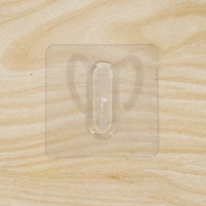 23478 Transparent Adhesive Multipurpose Wall Hook – 1 Pc