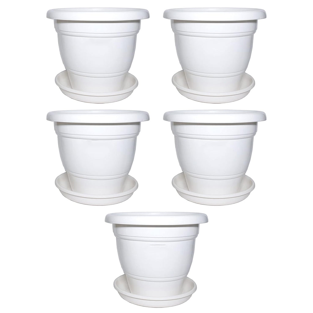 AM0930 Plastic Botton Tray Plate 6 inch Round Plastic Pot